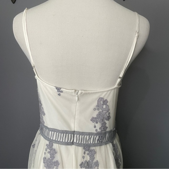 Altar’d State maxi embroidered lace overlay thin strap dress size medium - Picture 7 of 9
